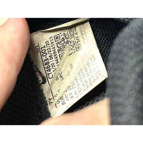 Nike Air Force 1 Low LV8 KSA CT4683-001 Kids US 7Y Shoes Black Leather Sneakers - Picture 12 of 16